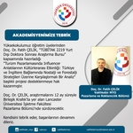 Akademisyenimize Tebrik | TÜBİTAK 2219 Yurt Dışı Araştırma Bursu