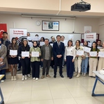 Meslek Yüksekokulumuz ile İŞKUR İş Kulübü ortaklığında yüksekokulumuzda düzenlenen "İŞKUR Uygulamalı Eğitim Programı" başarılı bir şekilde tamamlandı. 